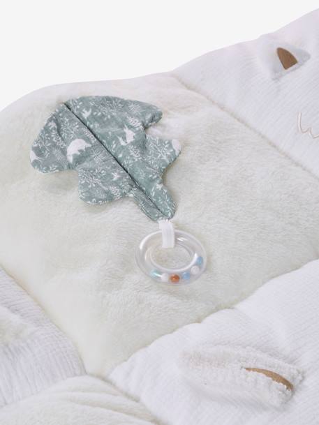 Tapis d'éveil moelleux et ludique blanc+bleu+rose+rouge - vertbaudet enfant 