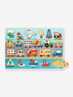 Jouet-Jeux éducatifs-Puzzle Vroom en bois -