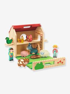 Jouet-Softi Farm ferme en bois - DJECO