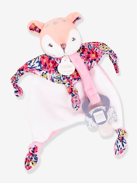 Attache-sucette - DOUDOU ET COMPAGNIE jaune+rose - vertbaudet enfant 