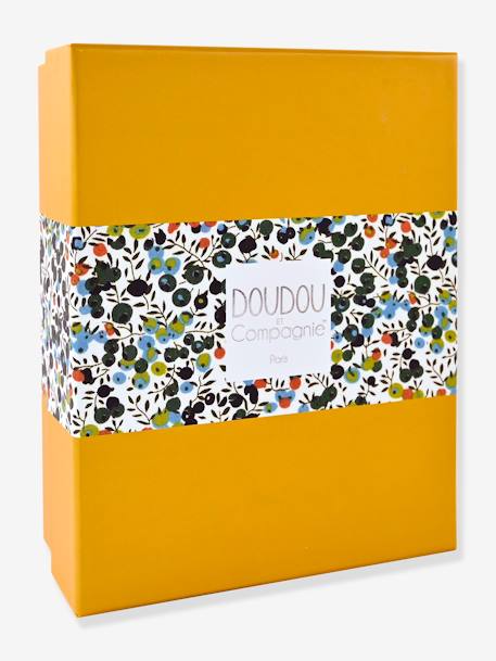 Attache-sucette - DOUDOU ET COMPAGNIE jaune+rose - vertbaudet enfant 