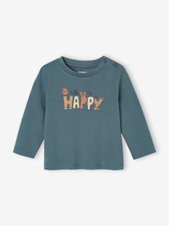 Baby-T-shirt, coltrui-Decoratief T-shirt babyjongen