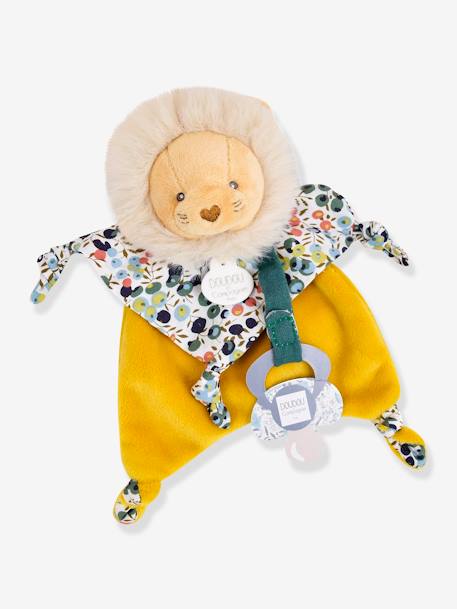 Attache-sucette - DOUDOU ET COMPAGNIE jaune+rose - vertbaudet enfant 