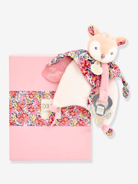 Attache-sucette - DOUDOU ET COMPAGNIE jaune+rose - vertbaudet enfant 
