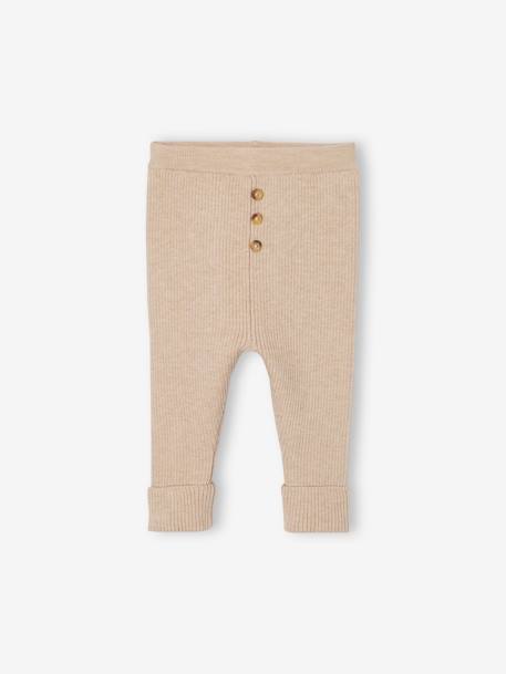 Bébé-Legging évolutif en tricot bébé