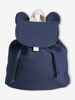 Sac à dos personnalisable en gaze de coton animation oreilles  - vertbaudet enfant