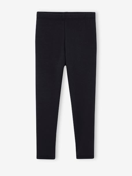Meisjeslegging met fleecevoering gemêleerd beige+marineblauw+rouge+zwart - vertbaudet enfant 