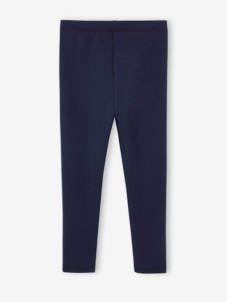 Meisjeslegging met fleecevoering gemêleerd beige+marineblauw+rouge+zwart - vertbaudet enfant 