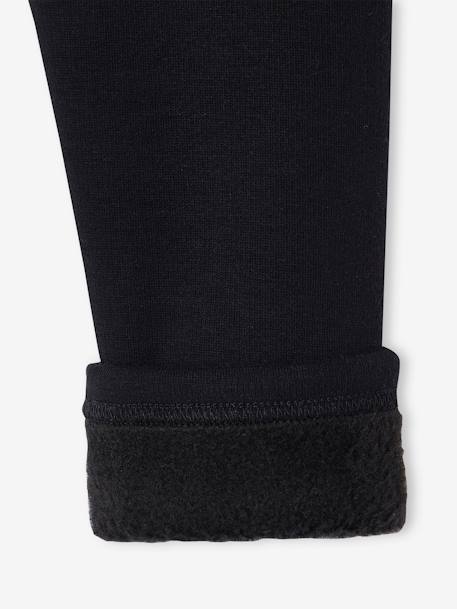Meisjeslegging met fleecevoering gemêleerd beige+marineblauw+rouge+zwart - vertbaudet enfant 