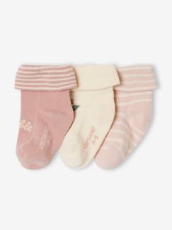 Bébé-Chaussettes, Collants-Lot de 2 paires de chaussettes "adorable" bébé fille