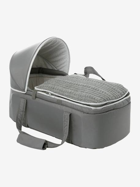 Zachte reiswieg VERTBAUDET Antraciet / sterren+GRIJS (NOUVEAU) - vertbaudet enfant 