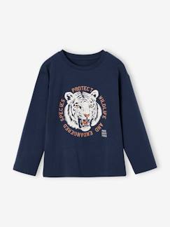 Garçon-T-shirt, polo, sous-pull-T-shirt-T-shirt motif tigre garçon