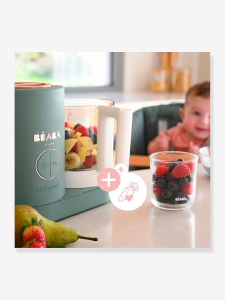 Robot cuiseur 6 en 1 Babycook Neo beige+BLEU/NUDE+EUCALYPTUS - vertbaudet enfant 