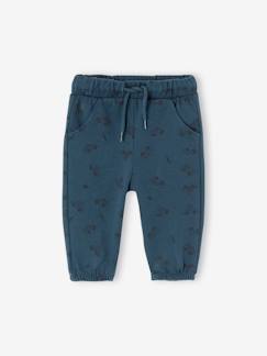 -Broek met print van molton baby