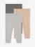 Lot 3 leggings unis bébé bleu grisé+gris chiné - vertbaudet enfant 