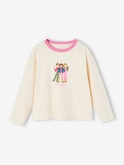 Meisje-T-shirt muze met lange mouwen meisjes