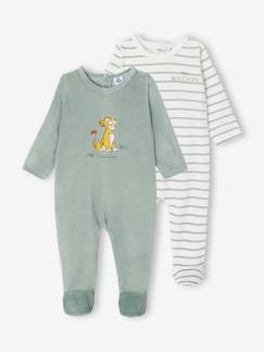 Lot de 2 dors-bien bébé Disney® Le Roi Lion en velours  - vertbaudet enfant