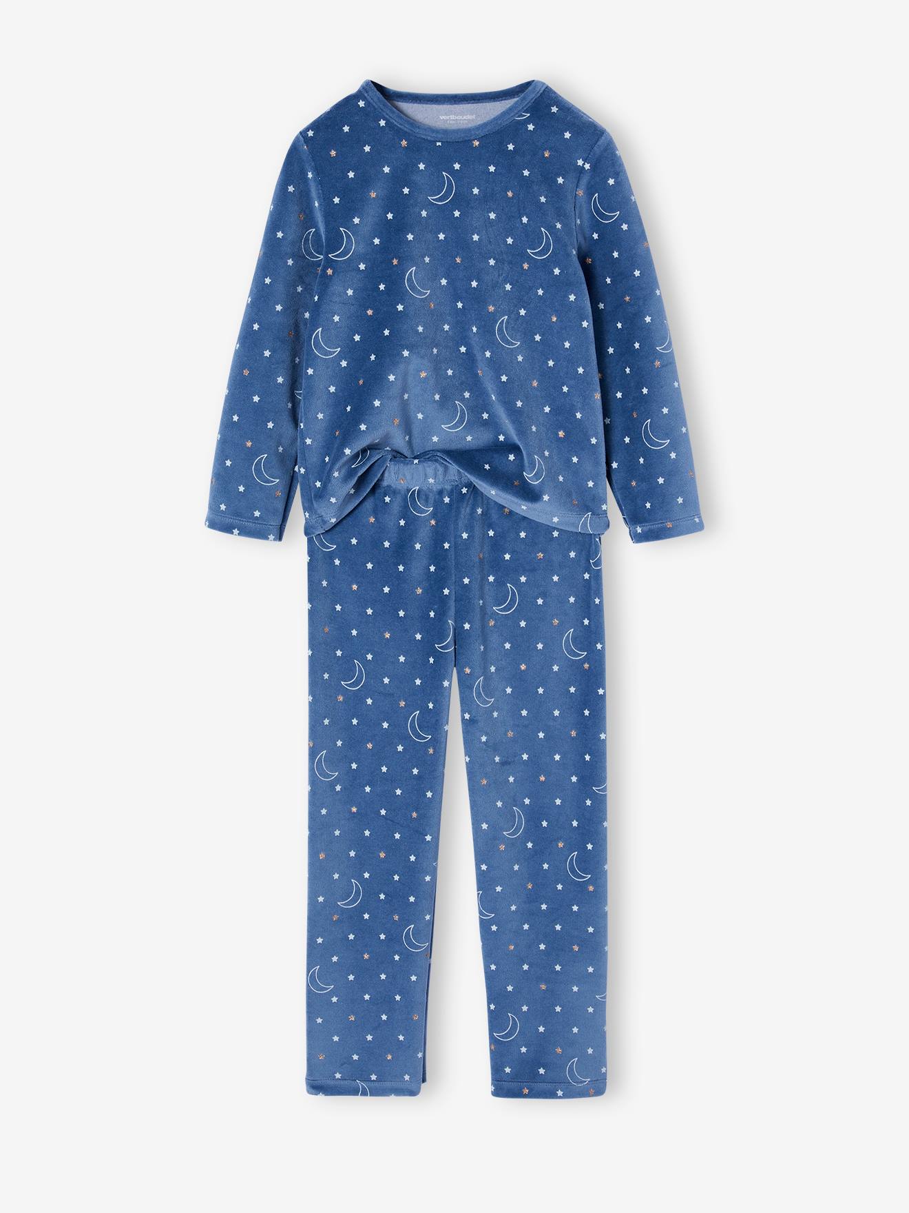 Pyjama Fille 1-14 Ans Hiver Chaud Velours Vetement De Nuti Polaire Pull