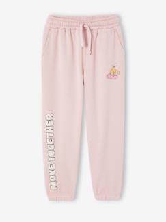 Meisje-Sport collectie-Joggingbroek met sierdetails meisjes van fleece