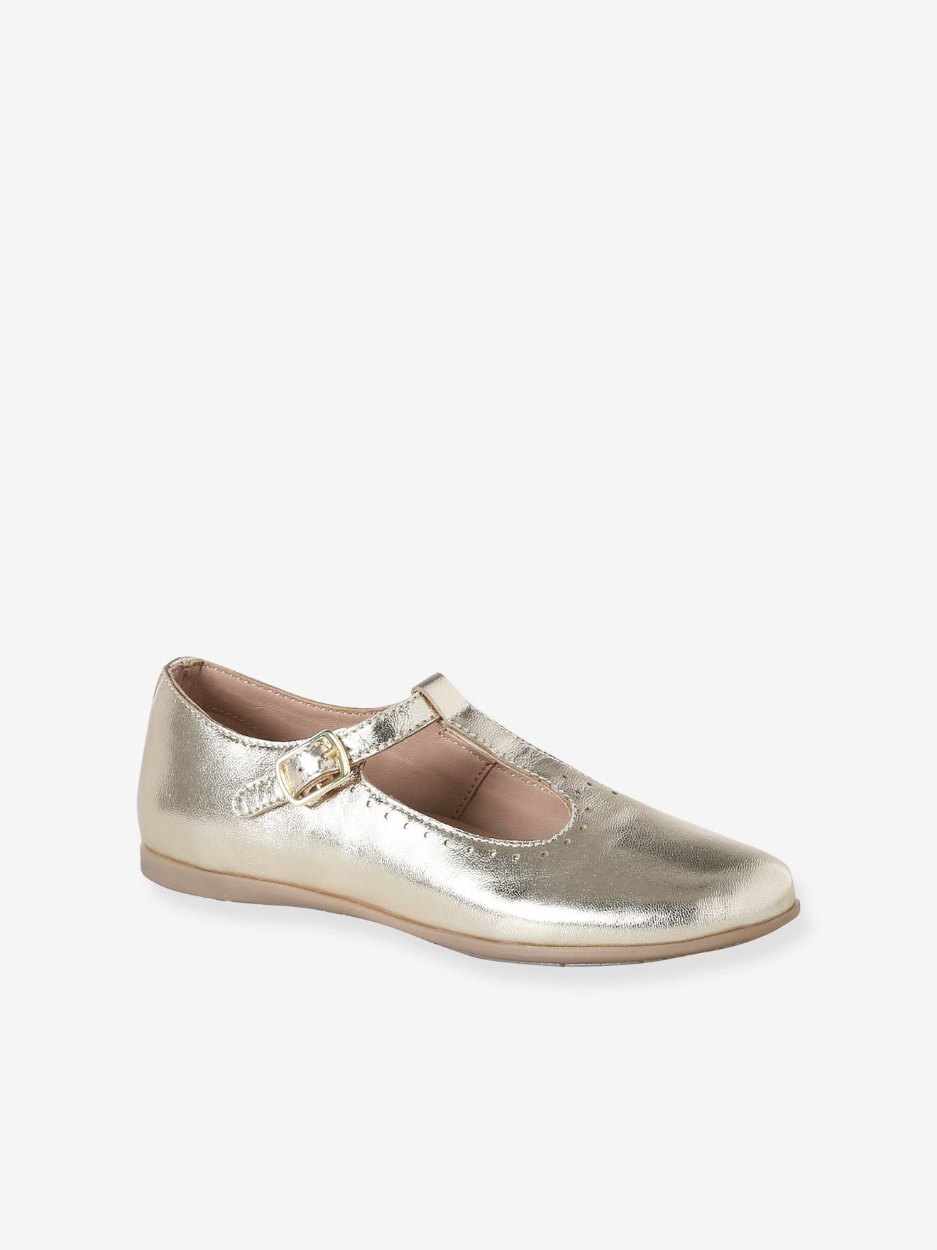 Vertbaudet Platte Meisjesballerina's Goud