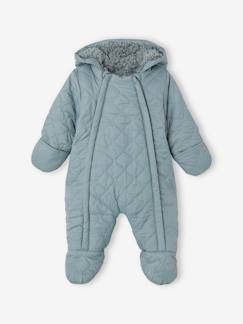 Bébé-Manteau, combipilote, nid d'ange-Combi-pilote mixte matelassée bébé doublée sherpa