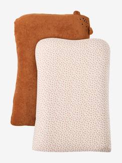 -Lot 2 housses matelas à langer animaux