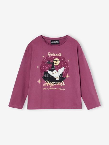 Fille-T-shirt, sous-pull-Tee-shirt Hedwige Harry Potter fille