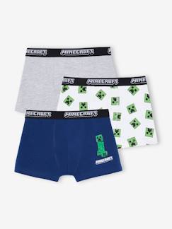 Garçon-Sous-vêtement-Slip, Boxer-Lot de 3 boxers Minecraft® garçon