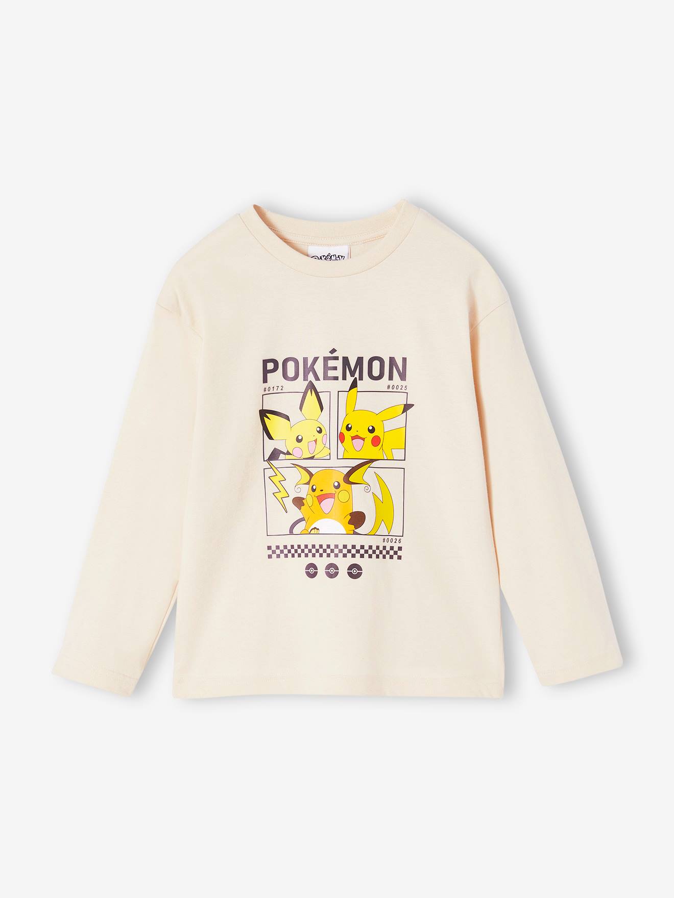 Pokémon T-shirt Pikachu Evolution Pokemon®jongens Zandbeige