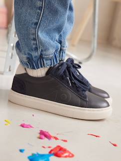 Chaussures-Chaussures garçon 23-38-Baskets en cuir enfant