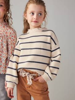 Pull col roulé fille 6-7 ans / Basic One : Achat occasion | Pulls et