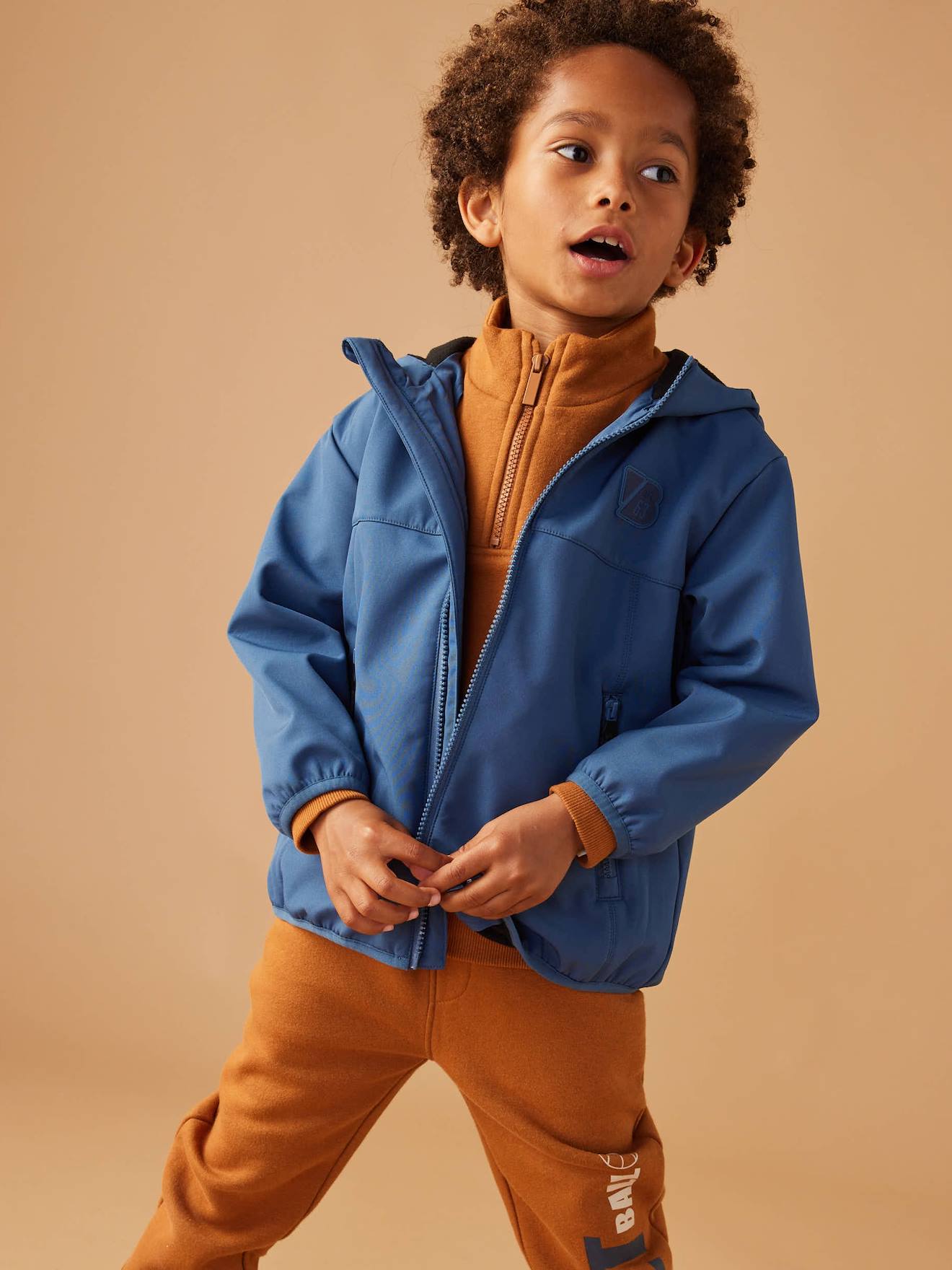 Vertbaudet Fleece Sportjack Voor Jongens Blauw
