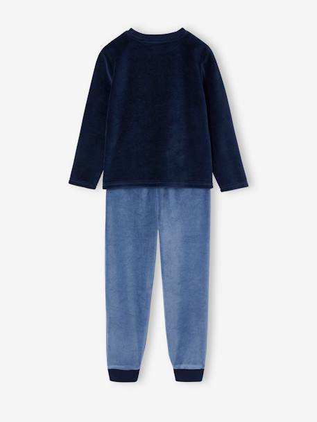 Lot de 2 pyjamas  garçon velours Espace marine - vertbaudet enfant 