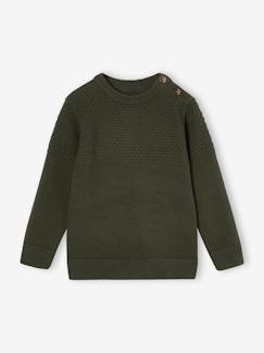 Garçon-Pull, gilet, sweat-Pull-Pull maille fantaisie garçon