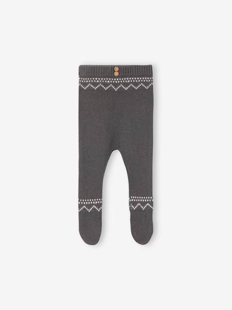 Bébé-Pantalon avec pieds en maille jacquard bébé