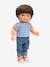 Prachtige 32 cm stylingpop DJECO geel+jeansblauw+paars+wit+zPARME - vertbaudet enfant 