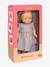 Prachtige 32 cm stylingpop DJECO geel+jeansblauw+paars+wit+zPARME - vertbaudet enfant 