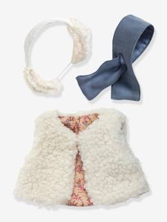 Jouet-Poupons et poupées-Vêtement Moumoute gilet+ oreille sherpa
