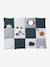 Tapis d'éveil moelleux et ludique blanc+bleu+rose+rouge - vertbaudet enfant 