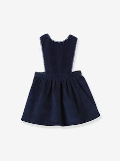 -Robe-tablier bébé en velours CYRILLUS