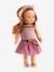 Prachtige 32 cm stylingpop DJECO geel+jeansblauw+paars+wit+zPARME - vertbaudet enfant 