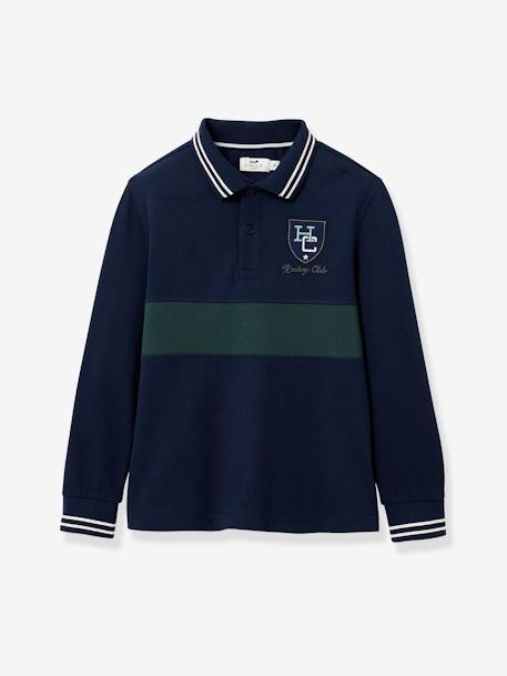 Garçon-Polo-rugby garçon colorblock - coton biologique - CYRILLUS