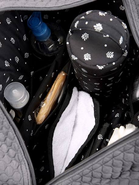 Luiertas met veelvuldige vakken voor daguitstapjes, van VERTBAUDET Antraciet+GRIJS DONKER - vertbaudet enfant 