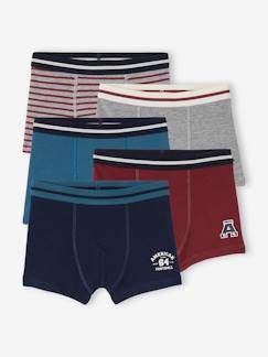 Jongens-Ondergoed-Slipje, boxershort-Set van 5 jongensboxers