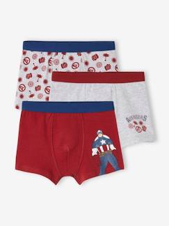 Jongens-Ondergoed-Slipje, boxershort-Set van 3 boxershorts jongens Marvel® Avengers