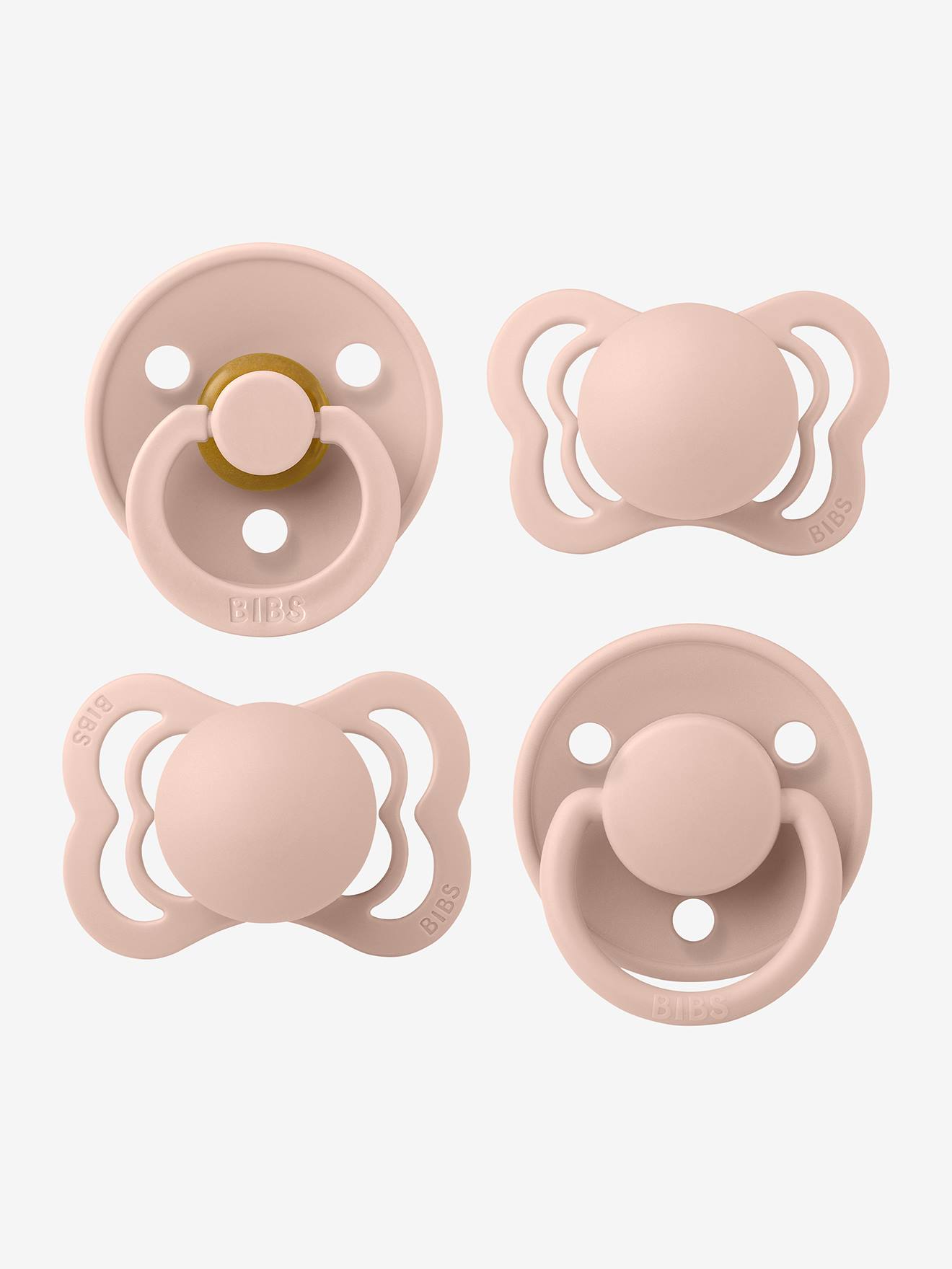 Set Van 4 Try It Spenen - Bibs Rouge