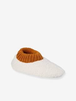 Chaussures-Chaussons en sherpa fille