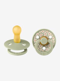 Puériculture-Lot de 2 sucettes-tétines Studio fleur, taille 2 de 6 à 18 mois