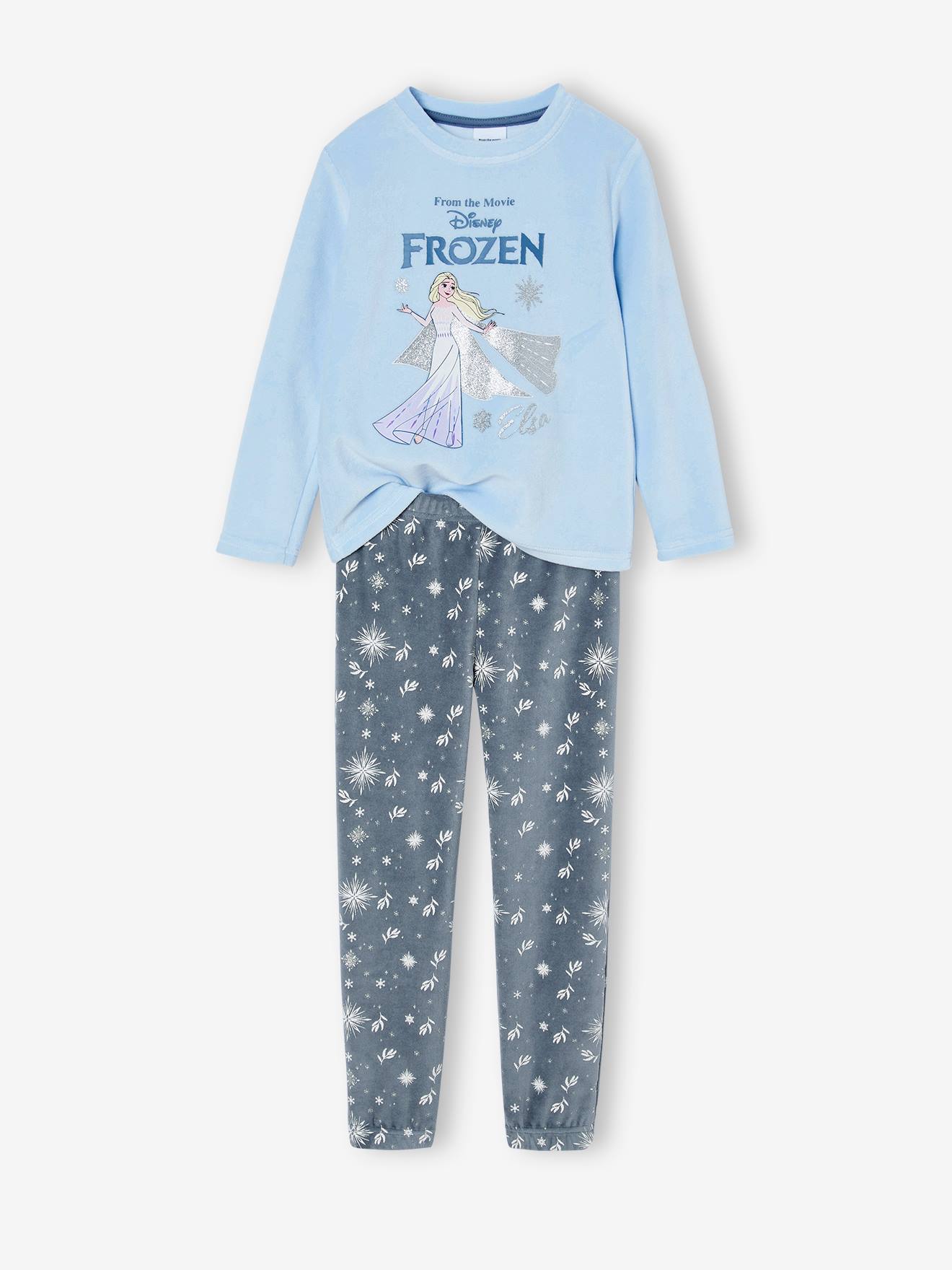 Pyjama Disney Robe De Nuit Reine Des Neiges Pyjama Velours Fille