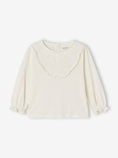 Bébé-T-shirt, sous-pull-T-shirt blouse brodé bébé fille